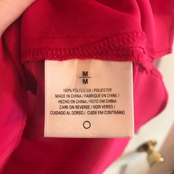 Bright Pink Sleeveless Tahari Blouse - Picture 5 of 6